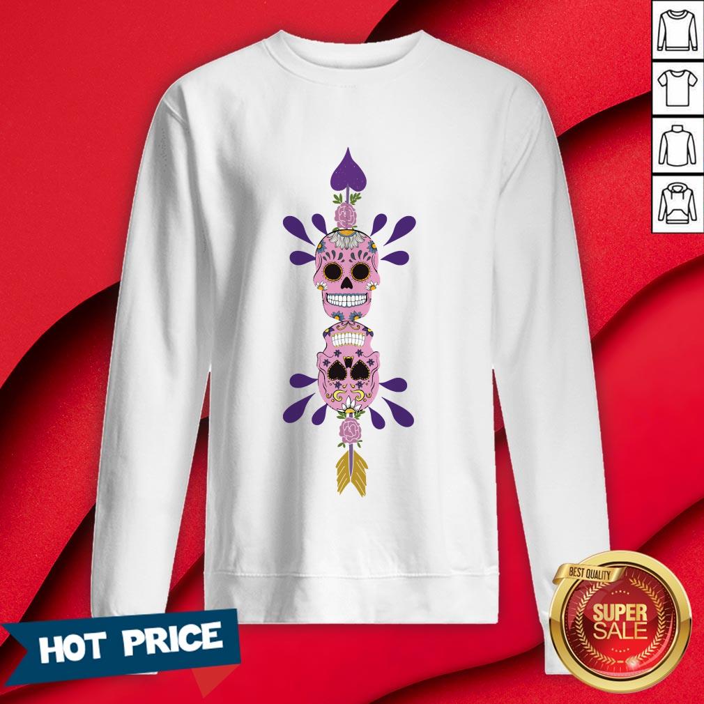 Sugar Skulls In Love Pullover Shirt - Image 4