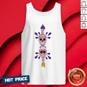 Alternative view of Sugar Skulls In Love Pullover Shirt