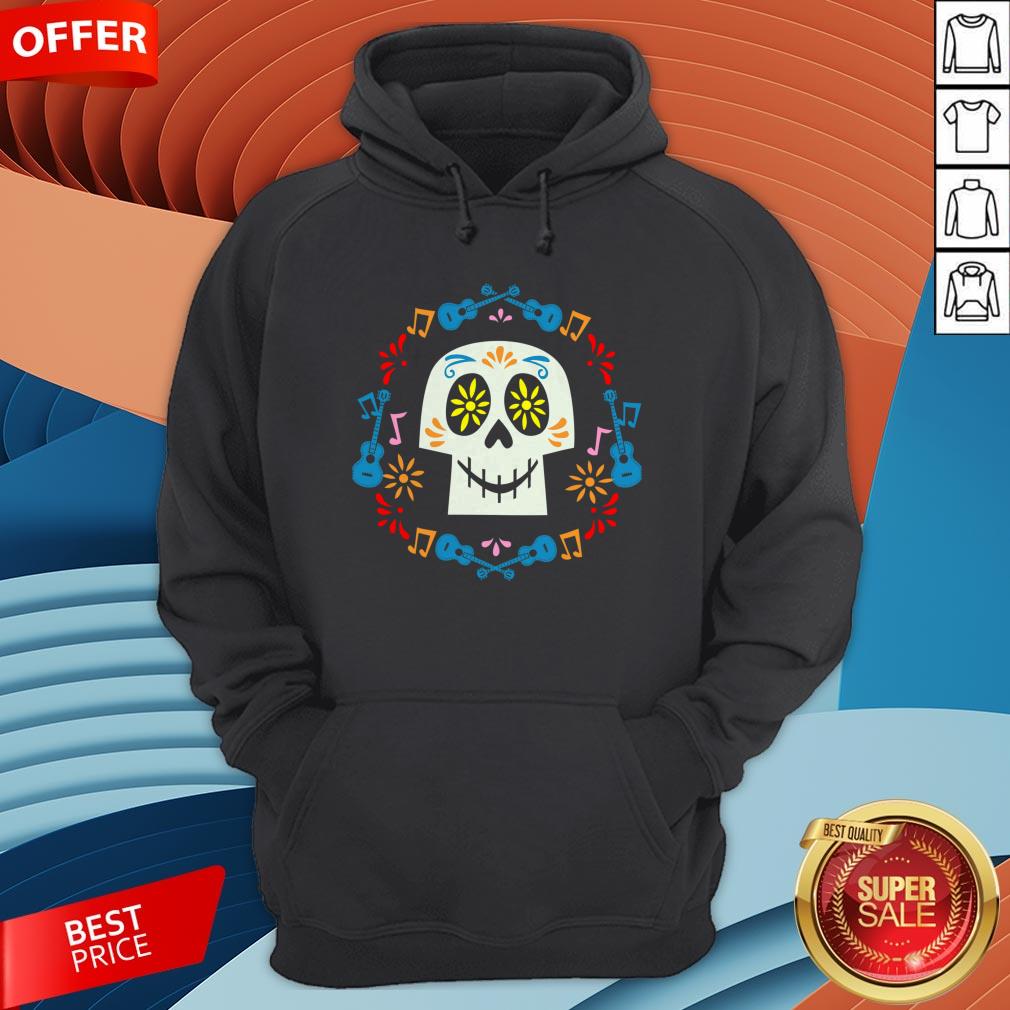 Sugar Skulls Music Day Dead Dia De Los Muertos Shirt - Image 5