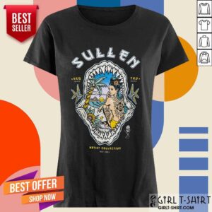 Alternative view of Sullen Shark Sunset Shirt