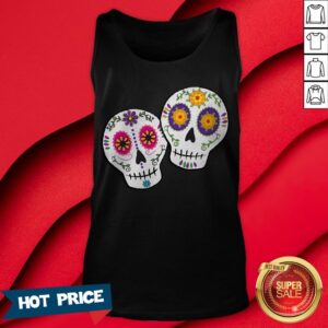 Alternative view of Sunshine Sugar Skulls Pullover Shirt