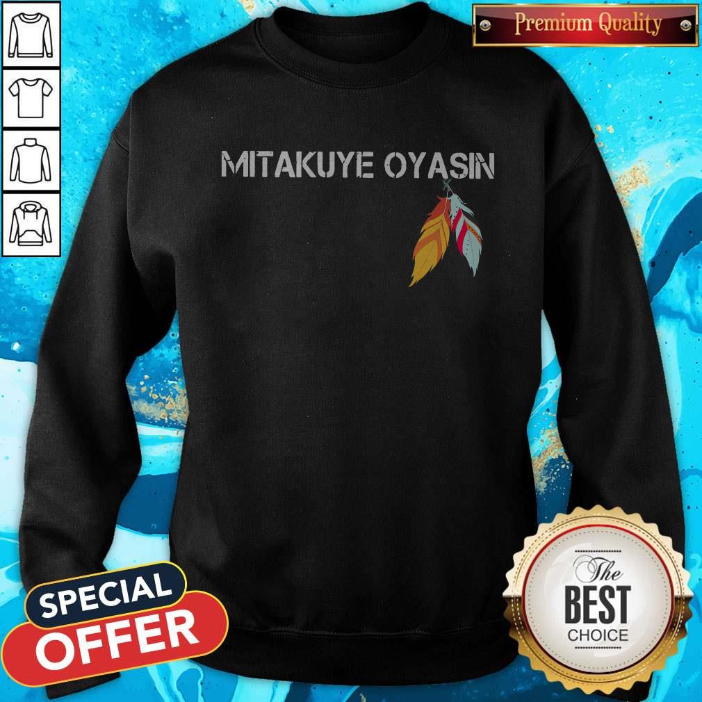 Super Native Mitakuye Oyasin Feather Shirt - Image 4