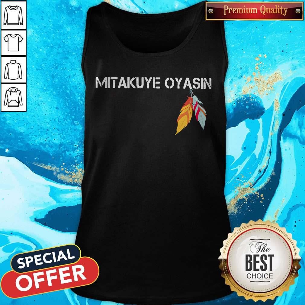 Super Native Mitakuye Oyasin Feather Shirt - Image 3