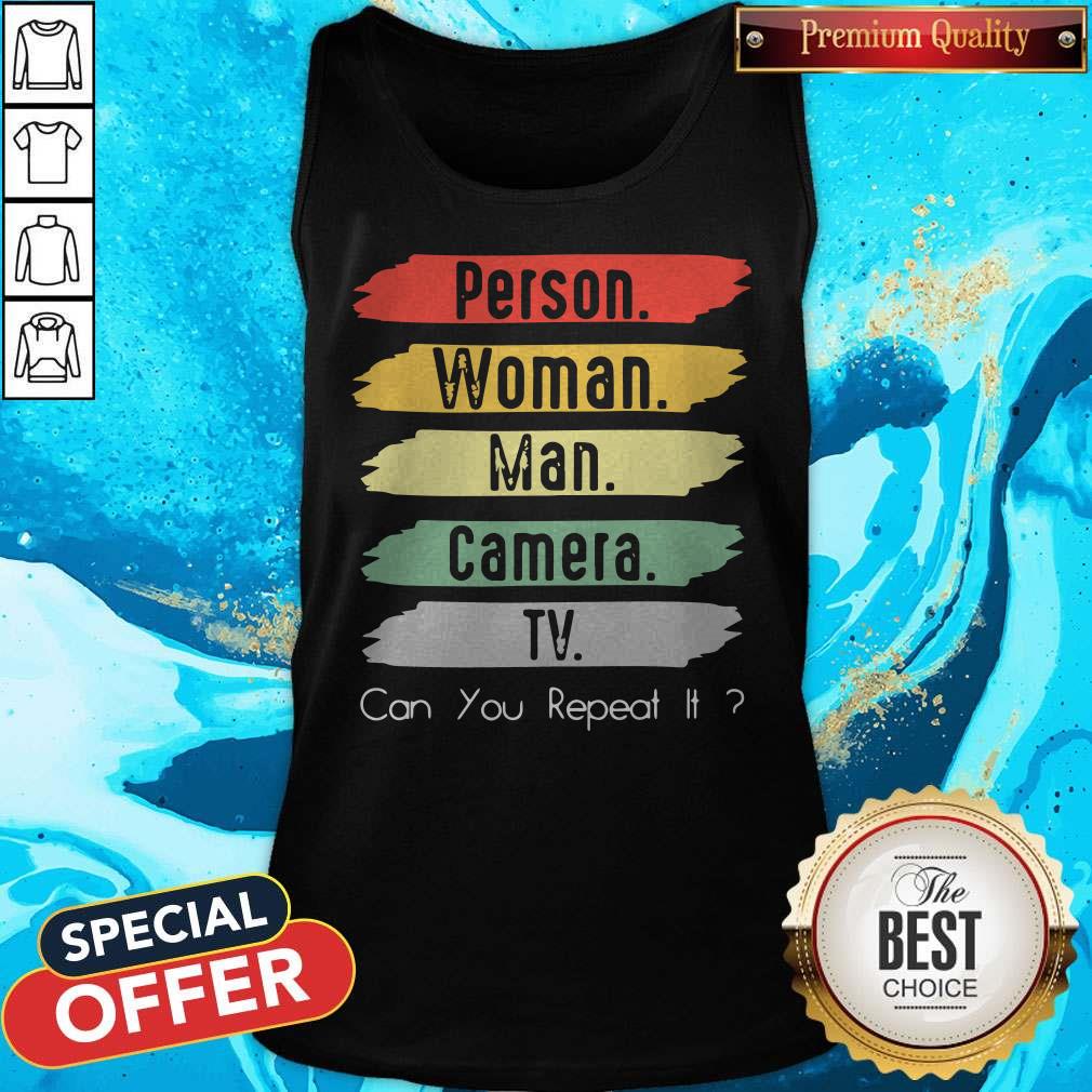 Super Nice Us Person Woman Man Camera TV Funny Trump Shirt - Image 3