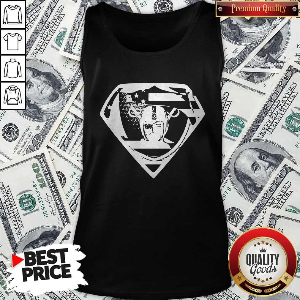 Superman Oklahoma Raiders Football Logo Shirt - Image 2