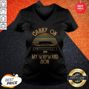 Alternative view of Supernatural Carry On My Wayward Son Vintage Shirt