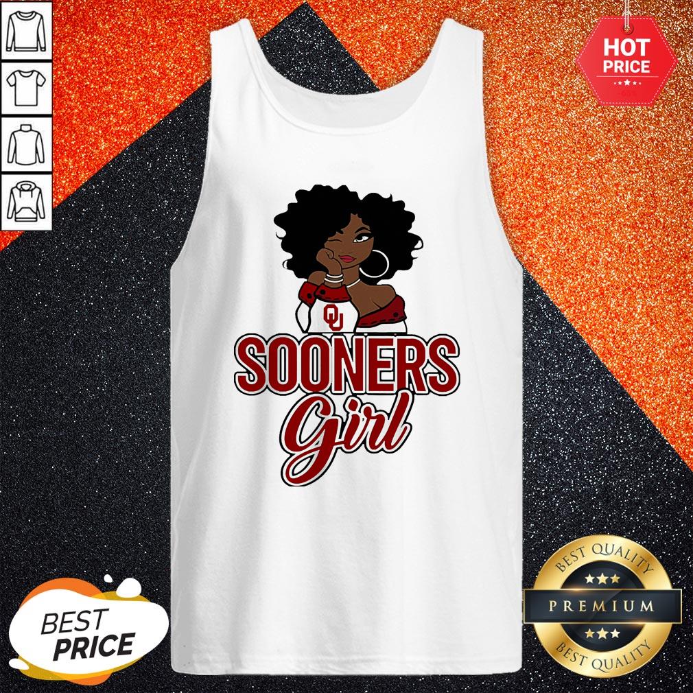 Supper Black Girl Oklahoma Sooners Girl Shirt - Image 3