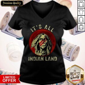 Alternative view of Supper I Think It's All Indian Land Shirt