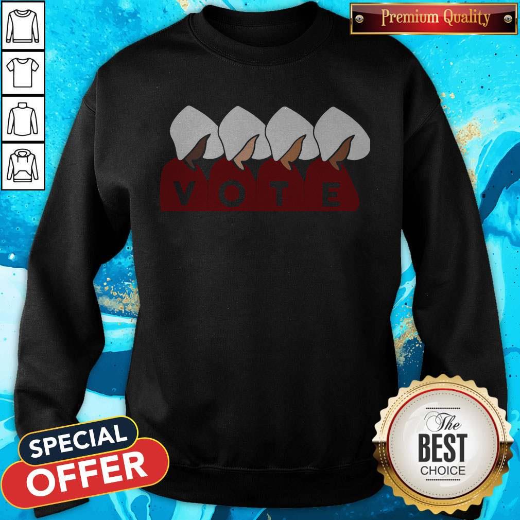 Supper I Want Handmaid’s Tale Vote Shirt - Image 4