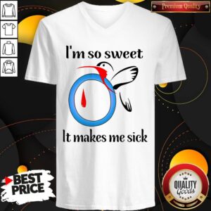 Alternative view of Supper I’m So Sweet It Makes Me Sick Shirt