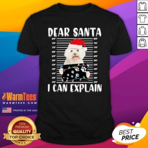 Supreme Bichon Dear Santa I Can Explain Christmas Sweater Shirt