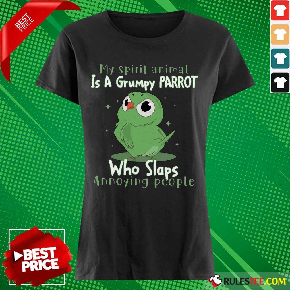 Surprise Spirit Animal Grumpy Parrot Shirt - Image 2