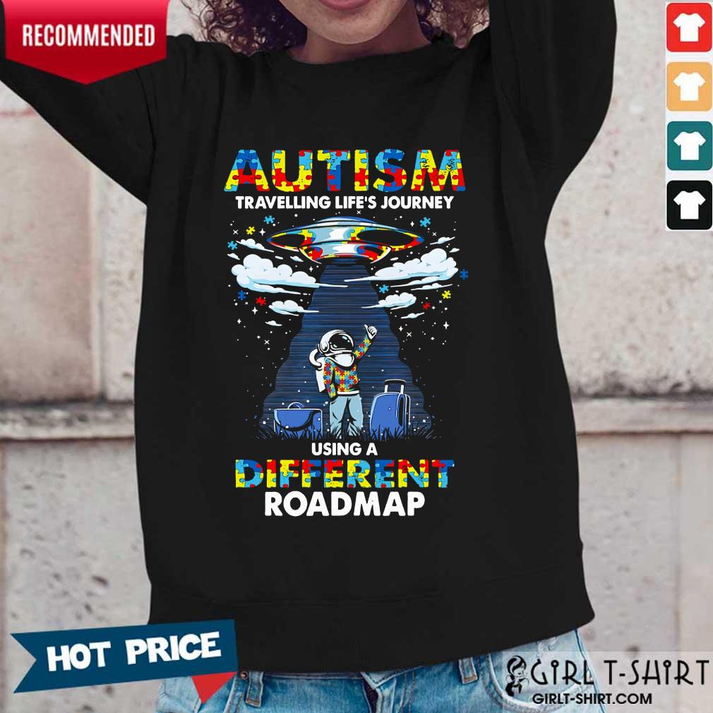 Surprised Autism Using A Different Roadmap Shirt - Image 5