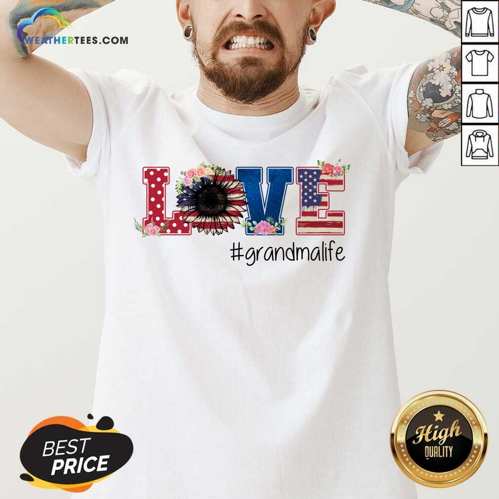 Surprised Love Grandma American 5 Shirt - Image 4
