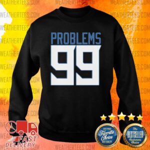 Alternative view of Surprised Tennessee 99 Problems Shirt