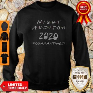 Alternative view of Nice Night Auditor 2020 Quarantined Coronavirus Shirt