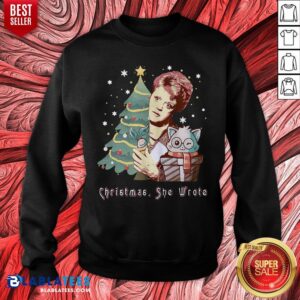 Alternative view of Pretty Angela Lansbury Christmas She Wrote Shirt