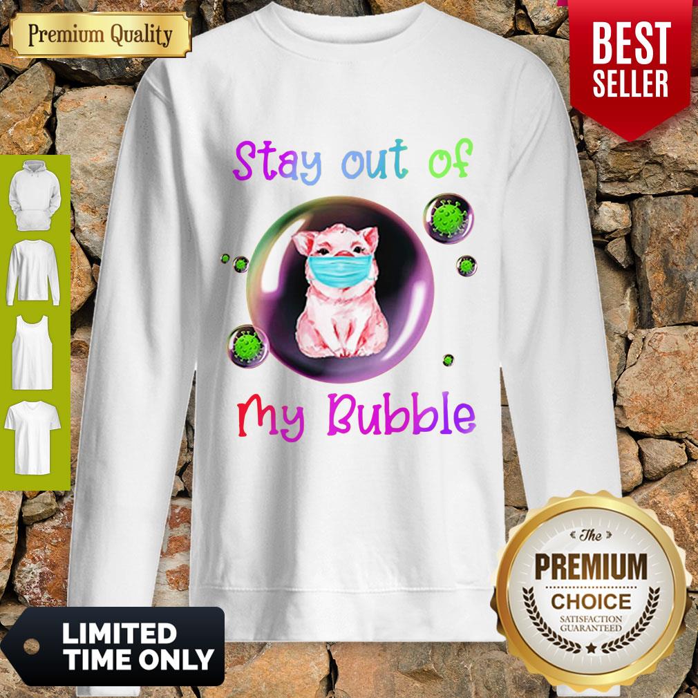 Official Stay Out Of My Bubble Shirt Pig Lovers Shirt - Image 5