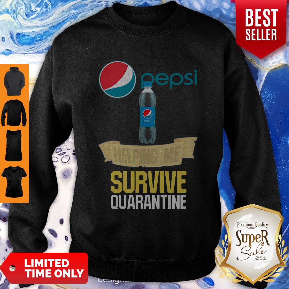 Pepsi Helping Me Survive Quarantine Coronavirus Shirt - Image 2