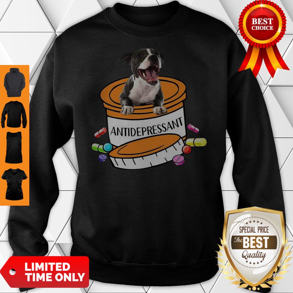 Official Staffordshire Bull Terrier Antidepressant Shirt - Image 5