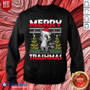 Alternative view of Grateful Merry Trashmas Raccoon Christmas Shirt