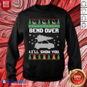 Alternative view of Nice Bend Over And I’ll Show You Christmas Shirt