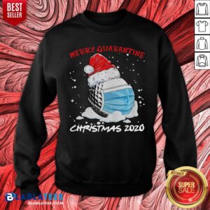 Alternative view of Lovely Merry Quarantine Christmas 2020 Golf Ball Shirt