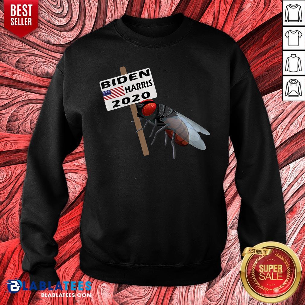 Fly On Mike Pence’s Head For Biden Harris 2020 Shirt - Image 2