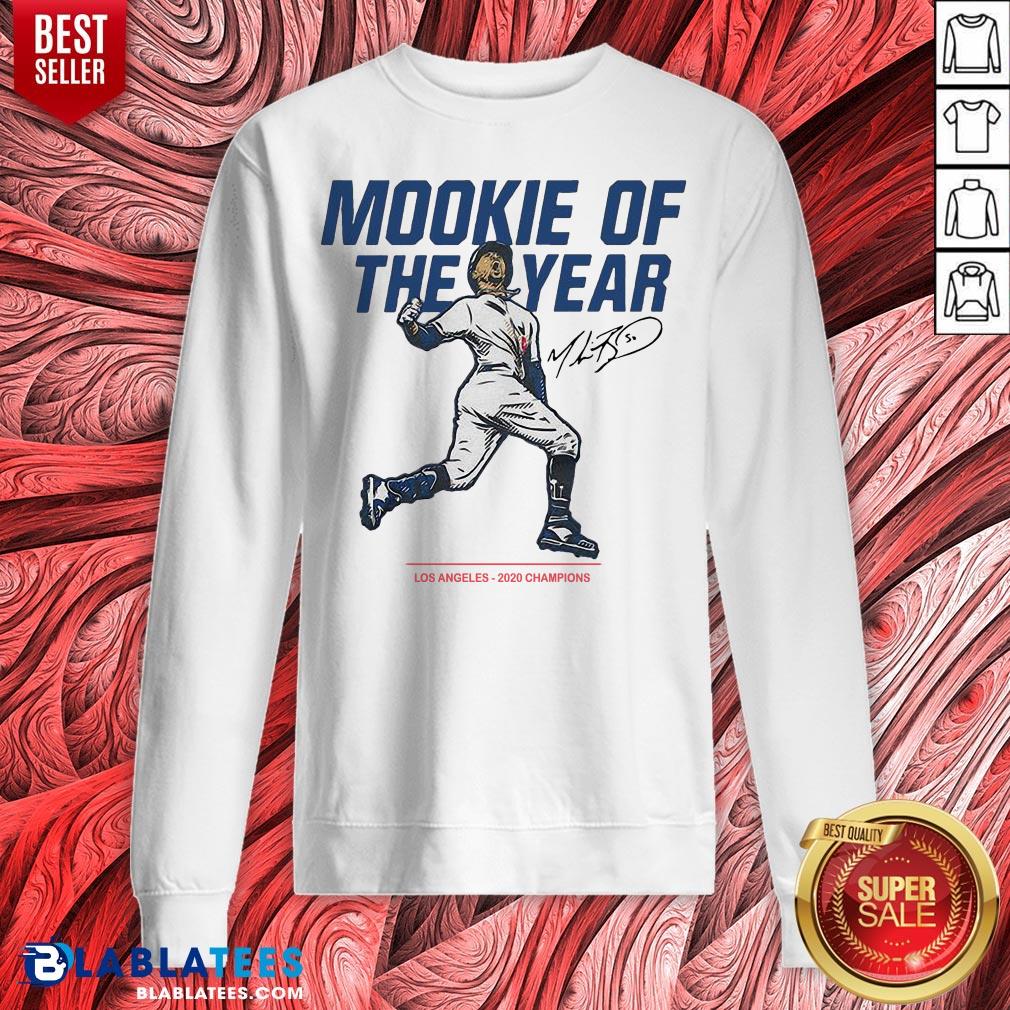 Good Mookie Of The Year Los Angeles Dodgers 2020 Champions Signature Shirt - Image 2