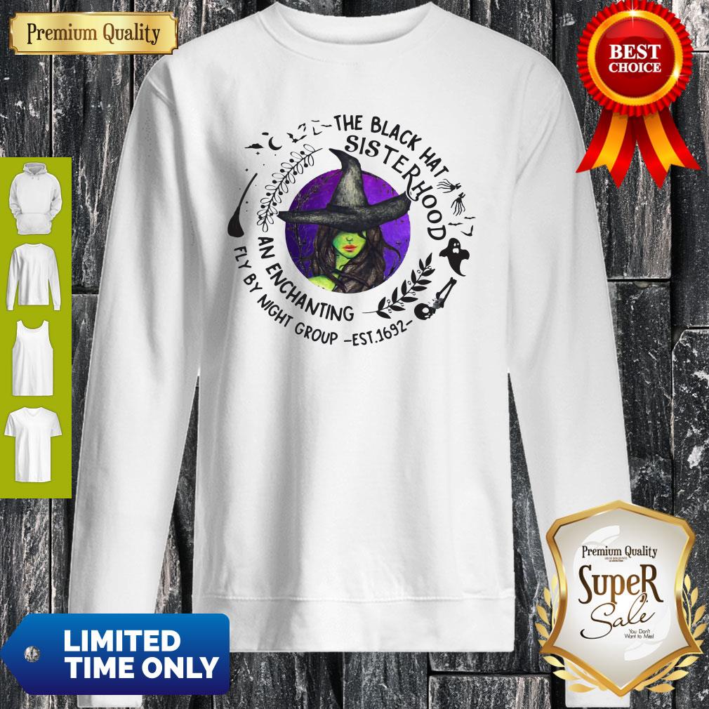 The Black Hat Sisterhood An Enchanting Fly By Night Group Shirt - Image 5