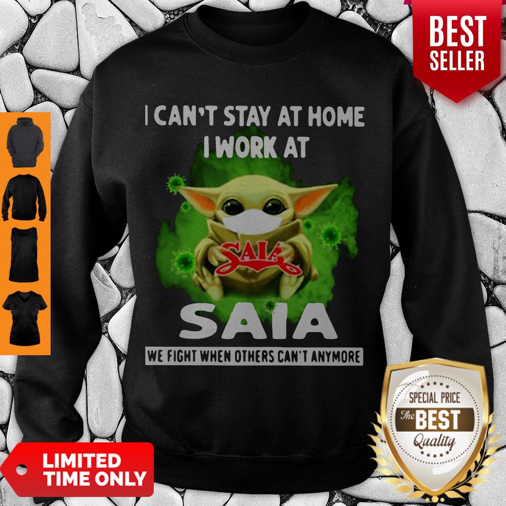 Top Baby Yoda I Can’t Stay At Home I Work At Air France Coronavirus Shirt - Image 2