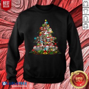 Alternative view of Grateful Owl Quaran Tree Christmas Shirt