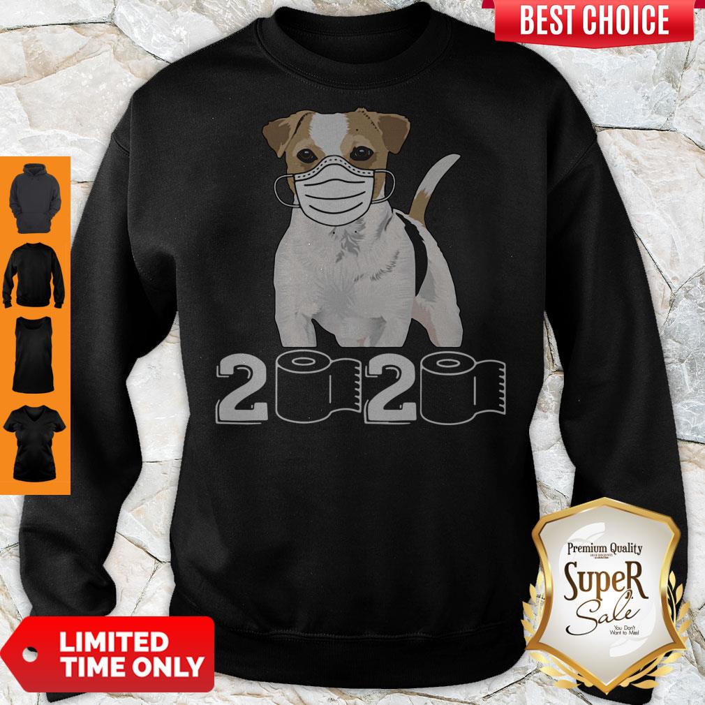 Premium Jack Russell Mask 2020 Toilet Paper Shirt - Image 4