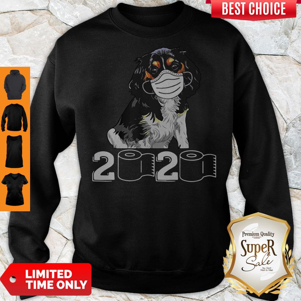 Pretty Cavalier King Mask 2020 Toilet Paper Shirt - Image 4