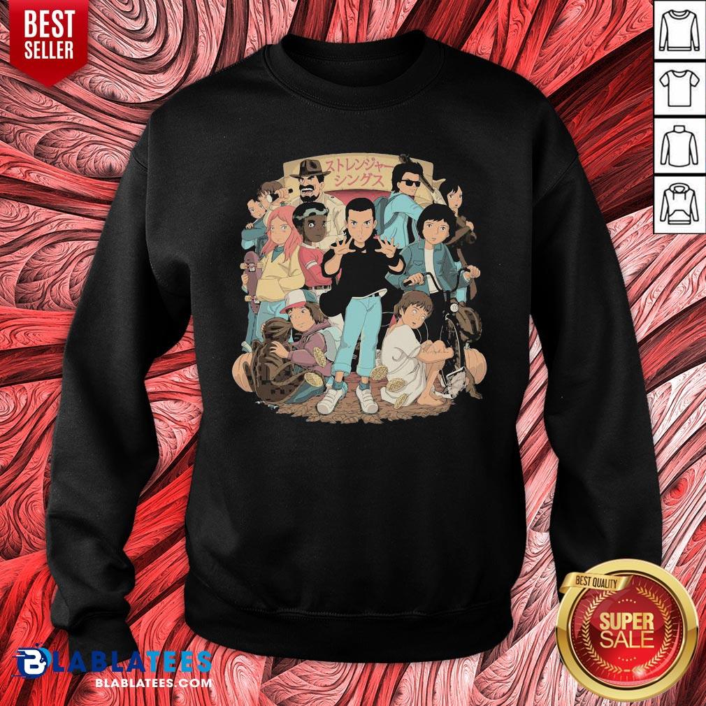 Official Stranger Things And Studio Ghibli Shirt - Image 2