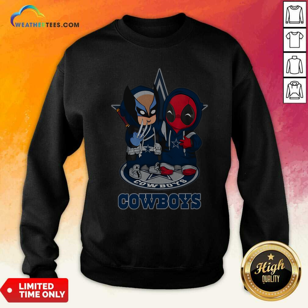 Dallas Cowboys Marvel Wolverine Deadpool True Friends T-Shirt - Image 4