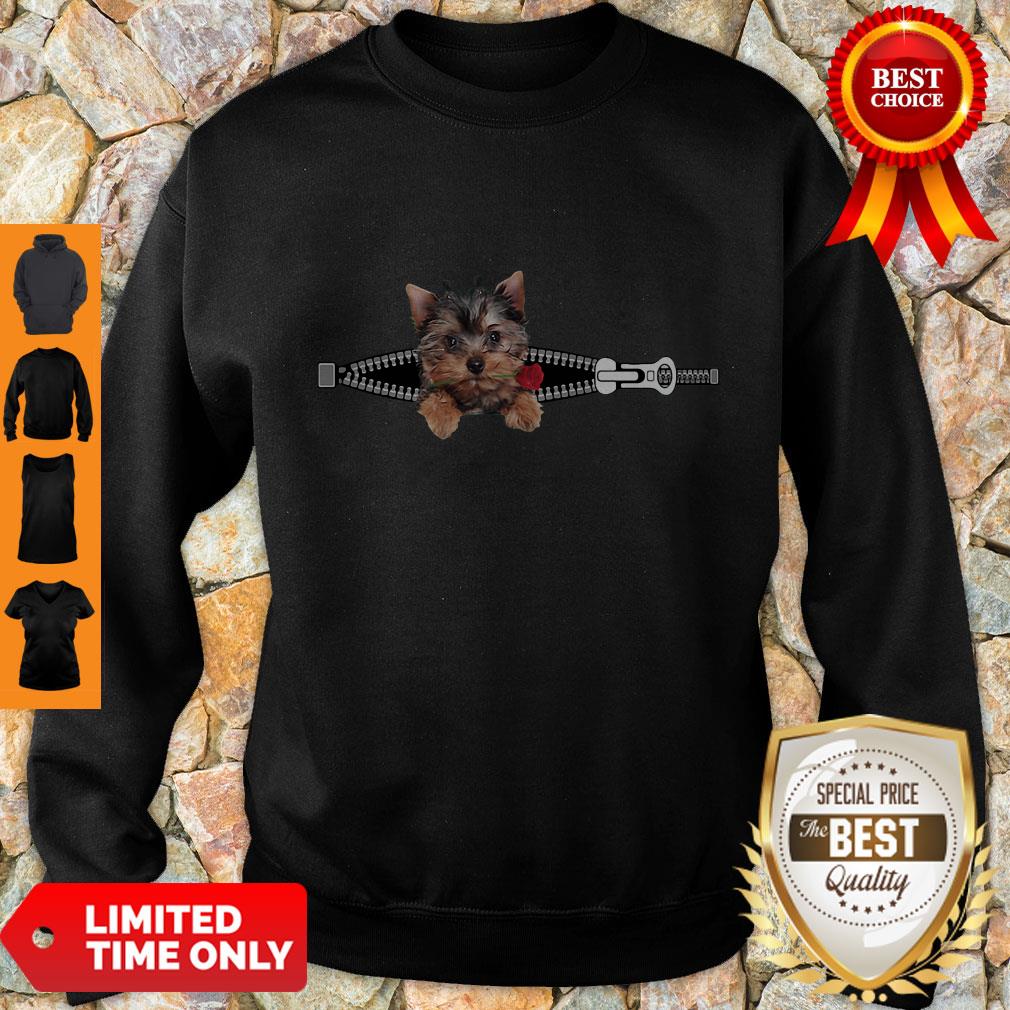 Top Dogs Pisces Yorkshire Terrier Zip And Rose Shirt - Image 5