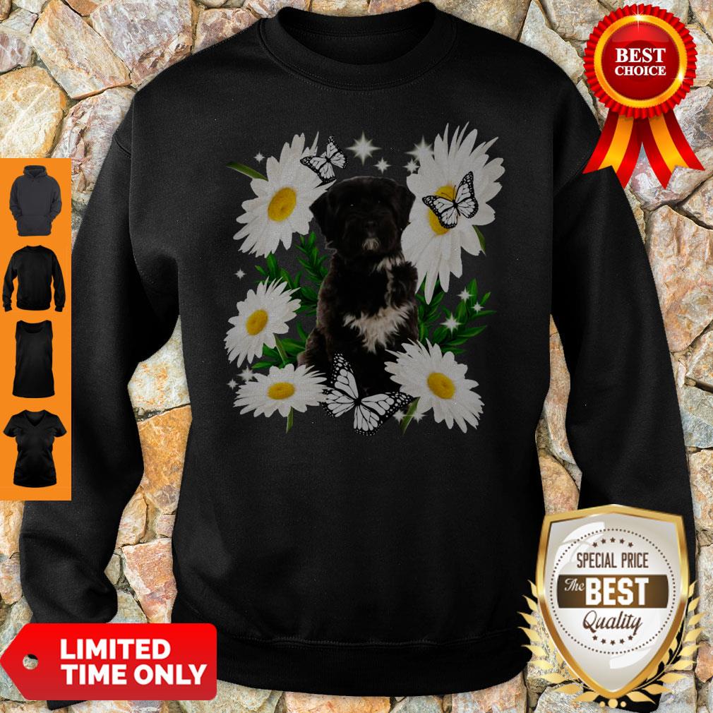Official Tibetan Terrier Dog Daisy Flower Classic Shirt - Image 5
