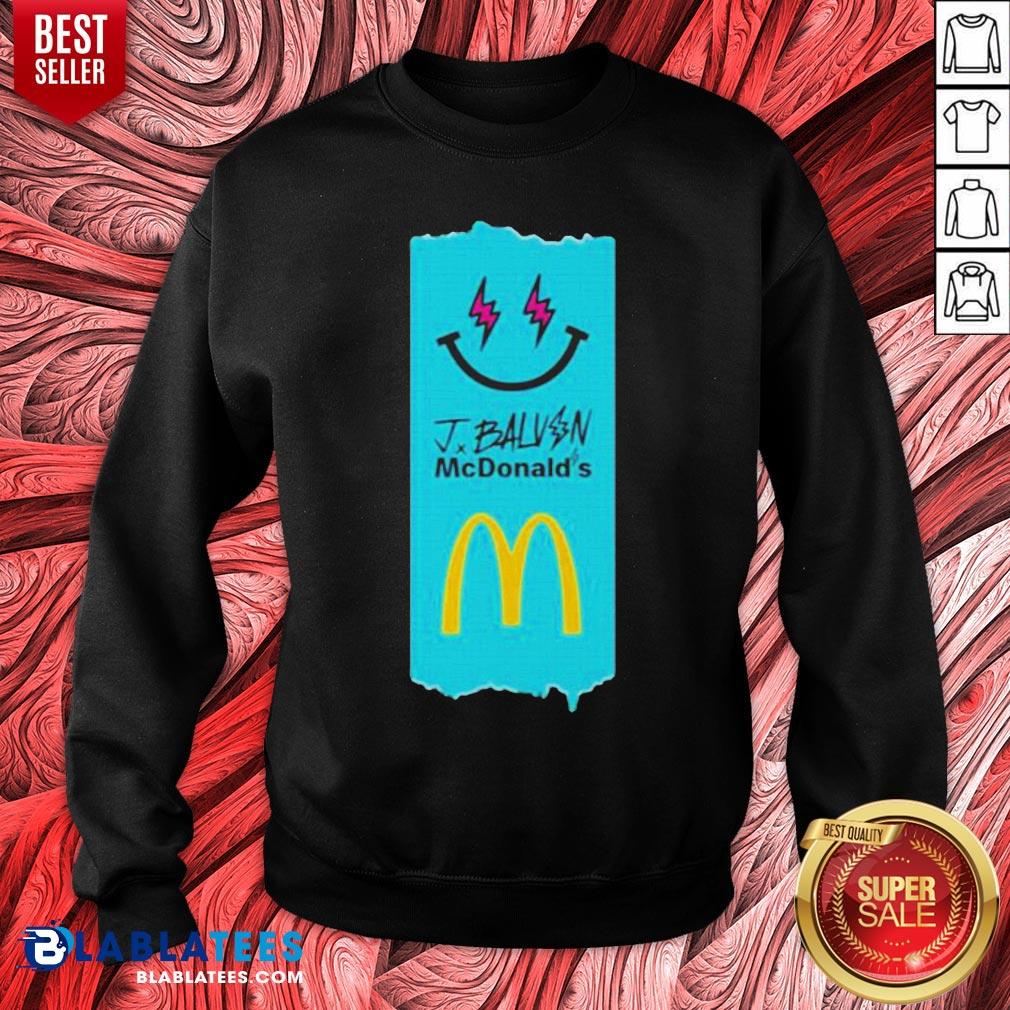 J Balvin Merch J Balvin x McDonald’s Fries Shirt - Image 5