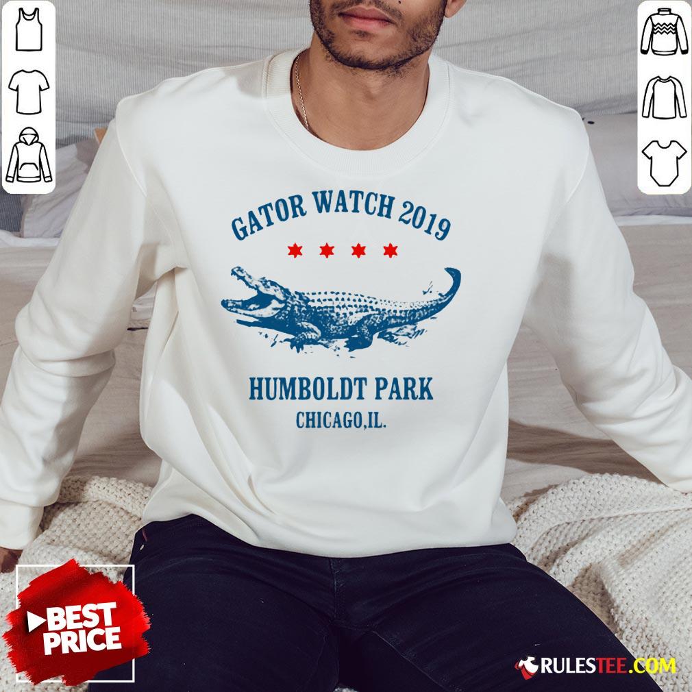 Gator Watch 2019 Humboldt Park Chicago Crocodile Shirt - Image 5