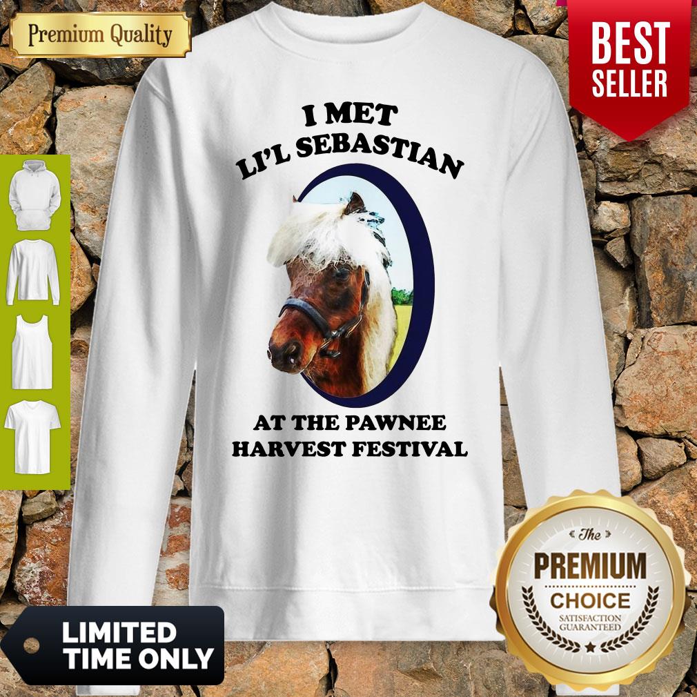 Funny I Met Li’l Sebastian At The Pawnee Harvest Festival Shirt - Image 5