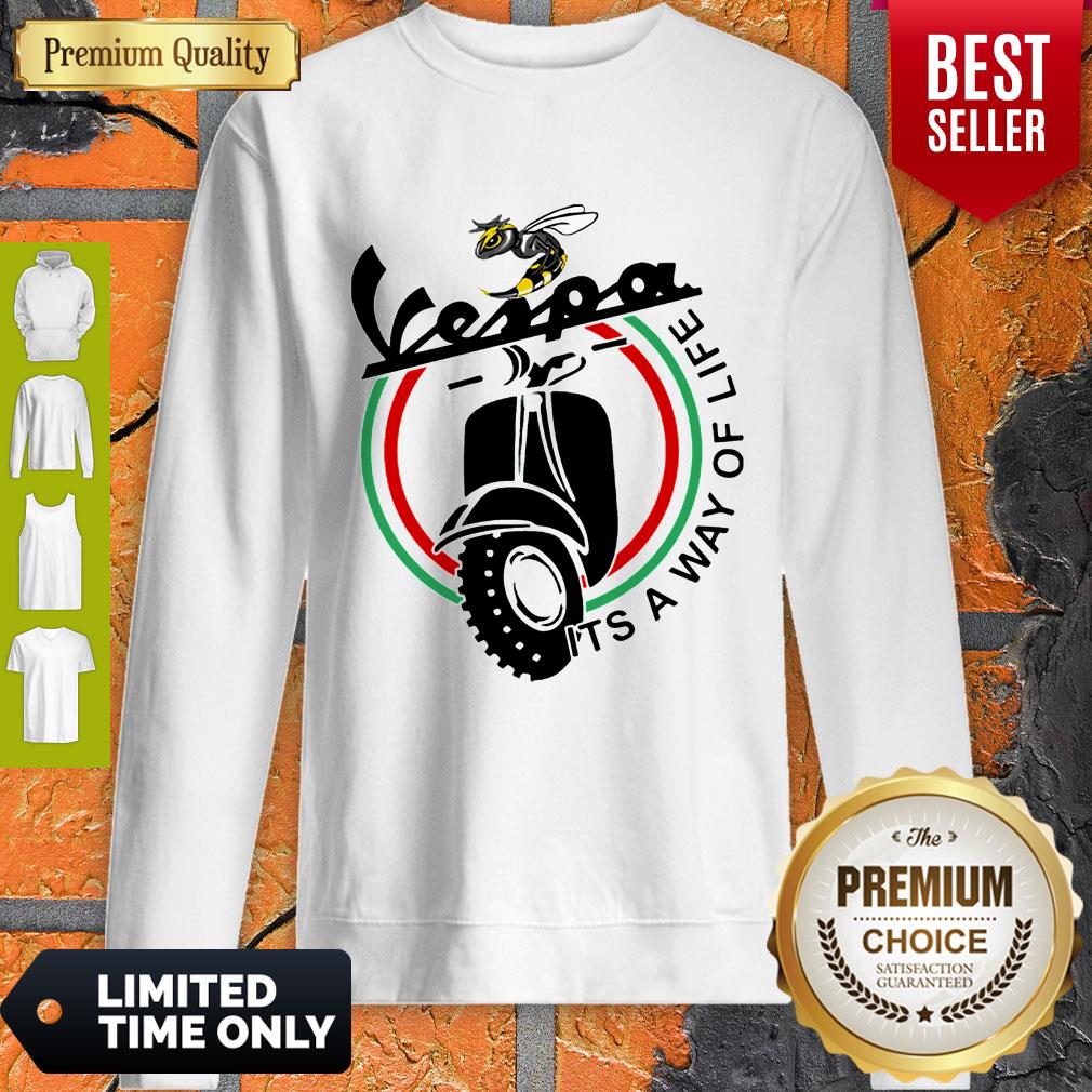 Nice Bee Vespa It’s A Way Of Life Shirt - Image 5