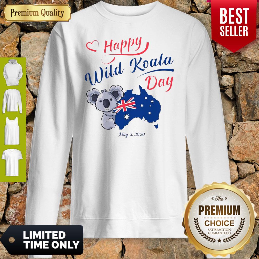 Nice Happy Wild Koala Day May 3 2020 Australia Flag Shirt - Image 5