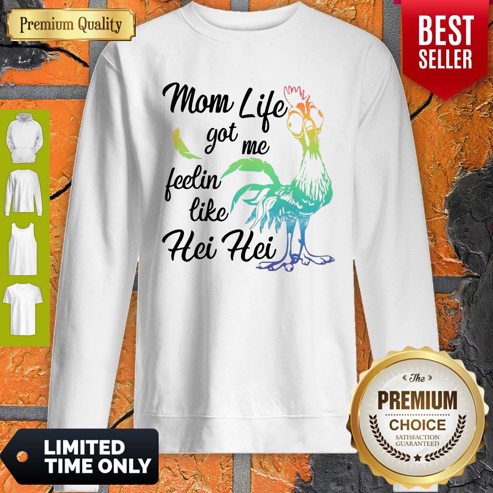 Funny Moana Chicken Mom Life Got Me Feelin Like Hei Hei Shirt - Image 5