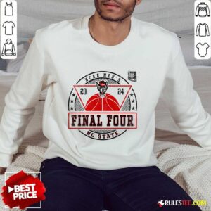 Alternative view of NC State Wolfpack 2024 NCAA Men's Basketball Tournament March Madness Final Four Elevated Greatness T-Shirt