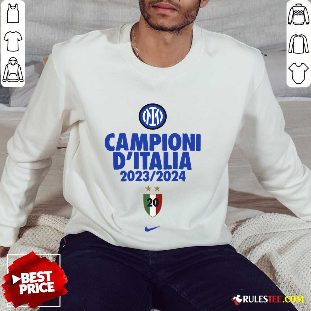 Inter Milan Campioni DItalia 2023 2024 T-Shirt - Image 5