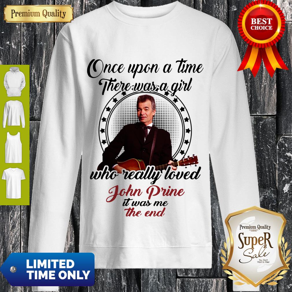 Once Upon A Time There Was A Girl Who Really Love John Prine Shirt - Image 5