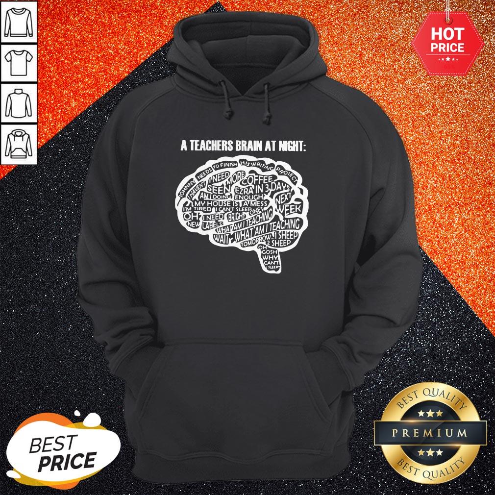 Sweet A Teachers Bbrain At Night Shirt - Image 5