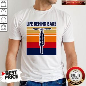 Sweet Bicycle Life Behind Bars Vintage Retro Shirt
