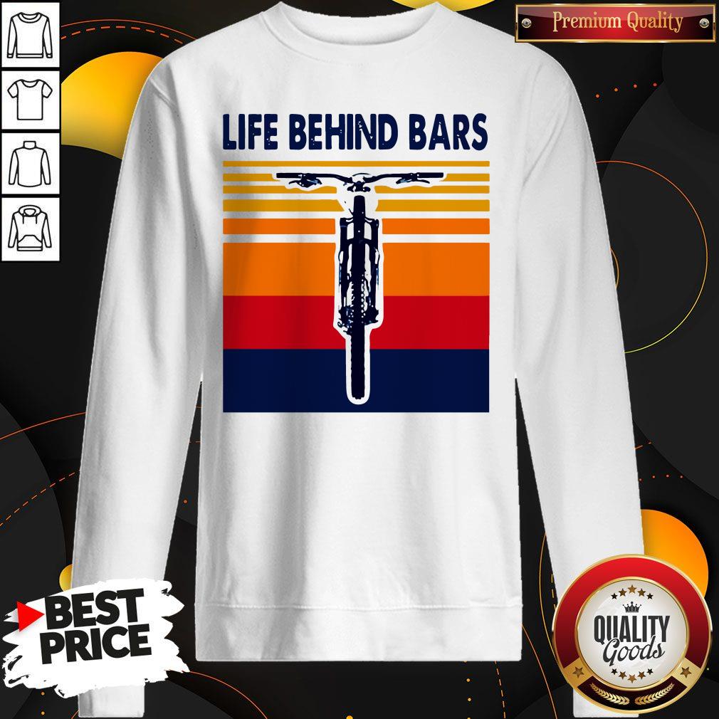 Sweet Bicycle Life Behind Bars Vintage Retro Shirt - Image 4